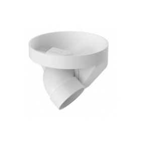 Corpo ralo com saída articulada