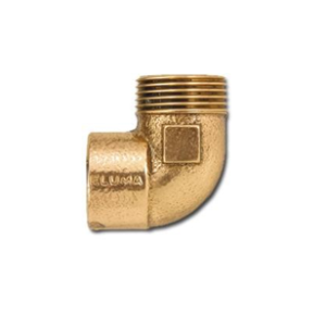 Cotovelo bronze soldável -704-4 -sem anel