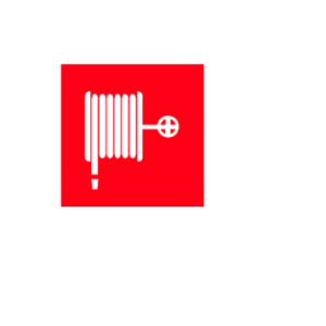 Placas E7 de sinalização de equipamento de combate a incêndio e alarme