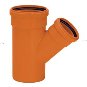 Junção simples de redução silentium PVC mineralizado