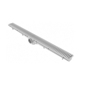 Ralo linear 70cm - grelha branca