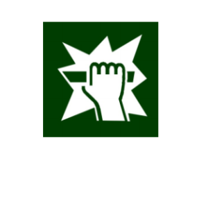 Placa S21 de sinalização de orientação e salvamento