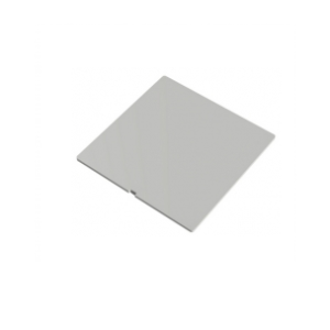 Tampa cega quadrada branca