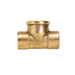 Tê bronze soldável com redução central - 712 rc - sem anel