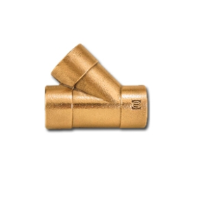 Tê 45º bronze soldável - 749 - sem anel