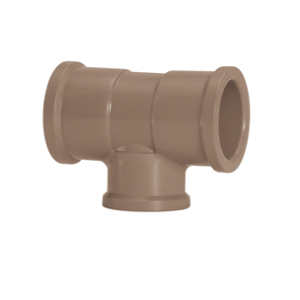 Tê de redução soldável