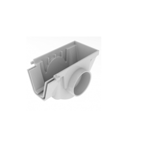 Terminal com saídas ralo linear branco