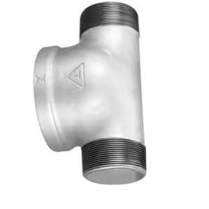 Tê de hidrante galvanizado bsp