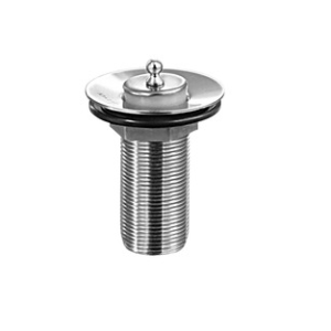 Válvula para lavatório sem ladrão cromada