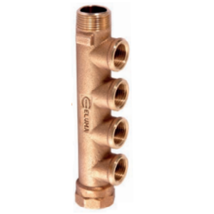 Distribuidor 4 saídas 302.4 - conexão flangeada