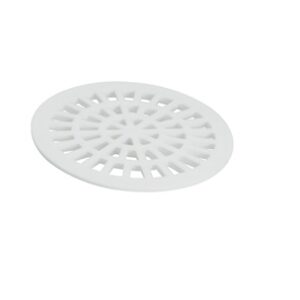 Grelha redonda branca