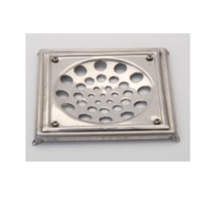 Ralo inox com caixilho dupla furação