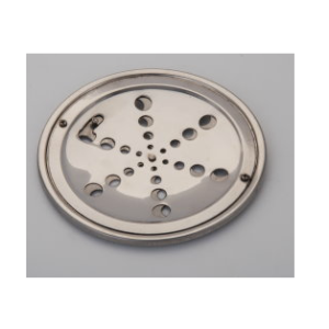 Ralo rotativo redondo inox com caixilho